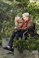 caregiver reading